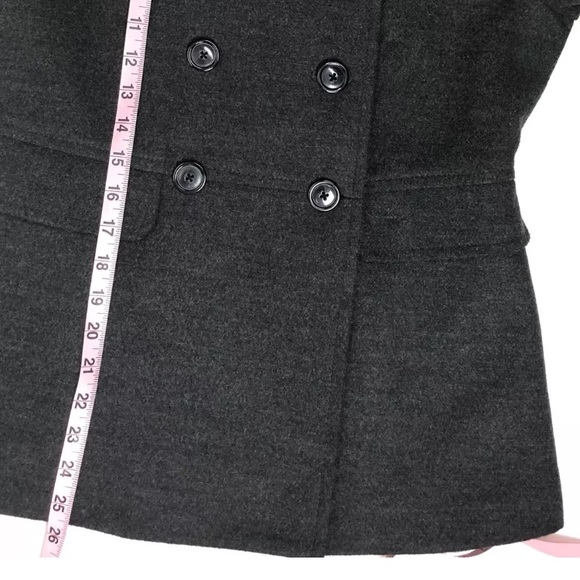 Old Navy Double-Breasted Gray Jacket/ Coat - Picture 7 of 8
